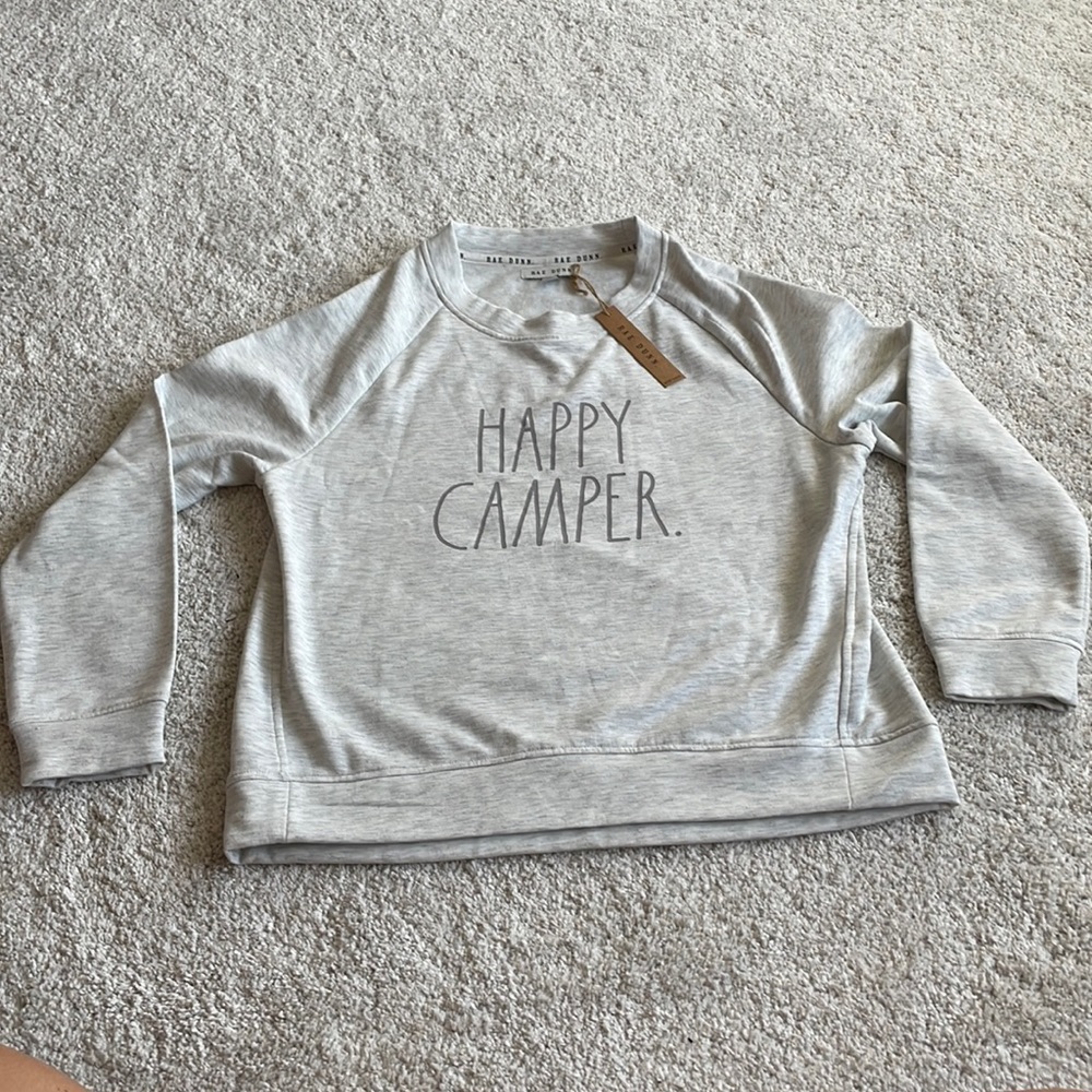 Rae Dunn Happy Camper Sweatshirt